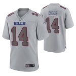 Men's Womens Youth Kids Buffalo Bills #14 Stefon Diggs Gray Atmosphere Nike Jersey