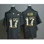 Men's Buffalo Bills #17 Josh Allen Jesus Faith Black Vapor Untouchable Stitched NFL Nike Limited Jersey