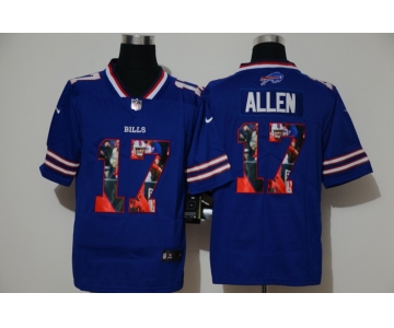 Men's Buffalo Bills #17 Josh Allen Royal Blue 2020 Vapor Untouchable Stitched NFL Nike Limited Fashion Jersey