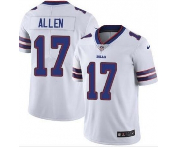 Men's Buffalo Bills #17 Josh Allen White Vapor Untouchable Limited Stitched Jersey