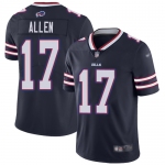 Men's Womens Youth Kids Buffalo Bills #17 Josh Allen Navy Stitched NFL Limited Inverted Legend Jersey
