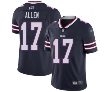 Men's Womens Youth Kids Buffalo Bills #17 Josh Allen Navy Stitched NFL Limited Inverted Legend Jersey