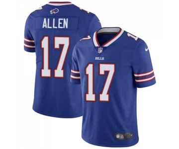 Men's Womens Youth Kids Buffalo Bills #17 Josh Allen Royal Blue Team Color Stitched NFL Vapor Untouchable Limited Jersey