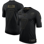 Nike Bills 17 Josh Allen Black 2020 Salute To Service Limited Jersey