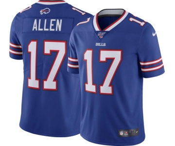 Nike Bills 17 Josh Allen Royal 100th Season Vapor Untouchable Limited Jersey