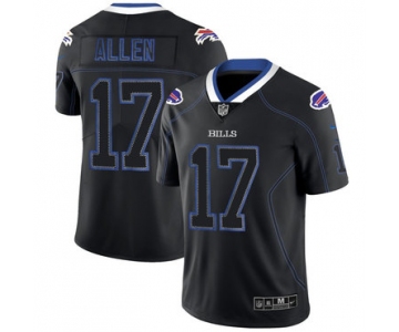 Nike Buffalo Bills #17 Josh Allen Black Shadow Legend Limited Jersey