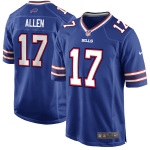 Nike Buffalo Bills #17 Josh Allen Royal 2018 NFL Draft Pick Elite Jersey