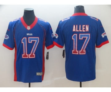 Nike Buffalo Bills 17 Josh Allen Royal Drift Fashion Limited Jersey