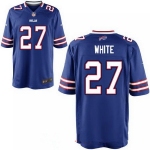 Men's 2017 NFL Draft Buffalo Bills #27 Tre'Davious White Royal Blue Team Color Stitched NFL Nike Elite Jersey