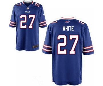 Men's 2017 NFL Draft Buffalo Bills #27 Tre'Davious White Royal Blue Team Color Stitched NFL Nike Elite Jersey