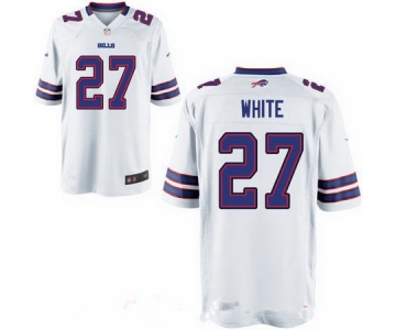 Men's 2017 NFL Draft Buffalo Bills #27 Tre'Davious White White Road Stitched NFL Nike Elite Jersey