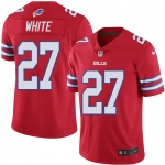 Men's Womens Youth Kids Buffalo Bills #27 Tre'Davious White Red Stitched NFL Limited Rush Jersey