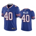 Men's Buffalo Bills #40 Von Miller Royal Vapor Untouchable Limited Stitched Jersey
