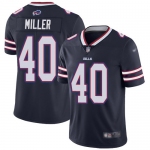 Men's Womens Youth Kids Buffalo Bills #40 Von Miller Navy Stitched NFL Limited Inverted Legend Jersey