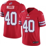 Men's Womens Youth Kids Buffalo Bills #40 Von Miller Red Stitched NFL Elite Rush Jersey