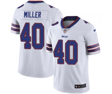 Men's Womens Youth Kids Buffalo Bills #40 Von Miller White Stitched NFL Vapor Untouchable Limited Jersey