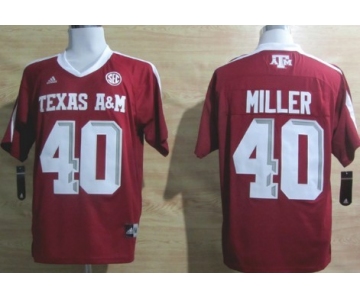 Texas A&M Aggies #40 Von Miller Red Jersey