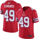 Men's Womens Youth Kids Buffalo Bills #49 Tremaine Edmunds Red Stitched NFL Limited Rush Jersey