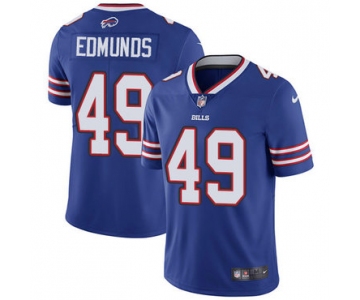 Nike Bills #49 Tremaine Edmunds Royal Blue Team Color Youth Stitched NFL Vapor Untouchable Limited Jersey