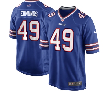 Nike Buffalo Bills #49 Tremaine Edmunds Royal 2018 NFL Draft Pick Elite Jersey