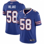 Men's Womens Youth Kids Buffalo Bills #58 Matt Milano Royal Blue Team Color Stitched NFL Vapor Untouchable Limited Jersey