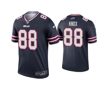 Men's Womens Youth Kids Buffalo Bills #88 Dawson Knox Navy Stitched NFL Limited Inverted Legend Jersey