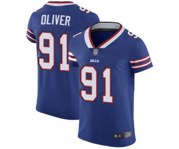 Bills #91 Ed Oliver Royal Blue Team Color Men's Stitched Football Vapor Untouchable Elite Jersey