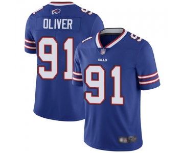 Men's Womens Youth Kids Buffalo Bills #91 Ed Oliver Royal Blue Team Color  Stitched NFL Vapor Untouchable Limited Jersey