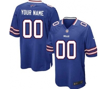 Kids' Nike Buffalo Bills Customized Light Blue Game Jersey