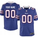 Men's Nike Buffalo Bills Customized Light Blue Elite Jersey