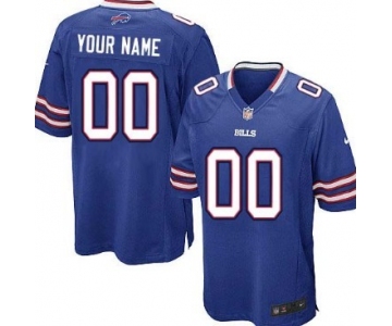 Men's Nike Buffalo Bills Customized Light Blue Game Jersey