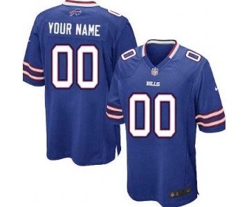 Men's Nike Buffalo Bills Customized Light Blue Limited Jersey