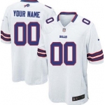 Men's Nike Buffalo Bills Customized White Game Jersey