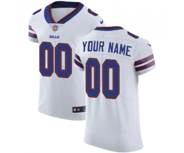 Men's Nike Buffalo Bills Customized White Vapor Untouchable Custom Elite NFL Jersey