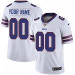 Men's Nike Buffalo Bills White Customized Vapor Untouchable Player Limited Jersey