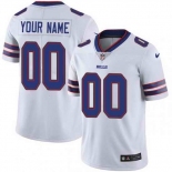 Men's Womens Youth Kids Buffalo Bills #00 Custom White Stitched NFL Vapor Untouchable Limited Jersey