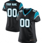 Women's Nike Carolina Panthers Customized Black Game Jersey