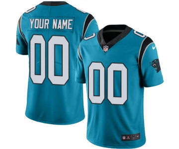 Youth Nike Carolina Panthers Blue Customized Vapor Untouchable Player Limited Jersey