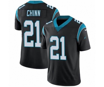 Men's Womens Youth Kids Carolina Panthers #21 Jeremy Chinn Black Alternate Stitched NFL Vapor Untouchable Limited Jersey