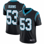 Men's Womens Youth Kids Carolina Panthers #53 Brian Burns Black Alternate Stitched NFL Vapor Untouchable Limited Jersey