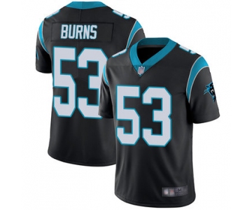 Panthers #53 Brian Burns Black Team Color Youth Stitched Football Vapor Untouchable Limited Jersey