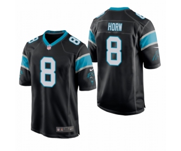 Men's Womens Youth Kids Carolina Panthers #8 Jaycee Horn Nike Black Vapor Limited Jersey