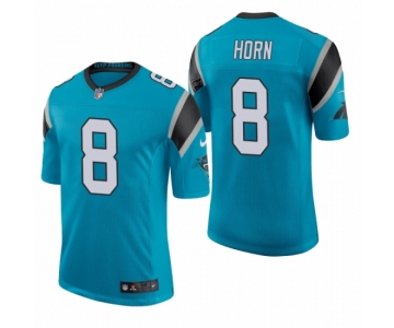 Men's Womens Youth Kids Carolina Panthers #8 Jaycee Horn Nike Blue Vapor Limited Jersey