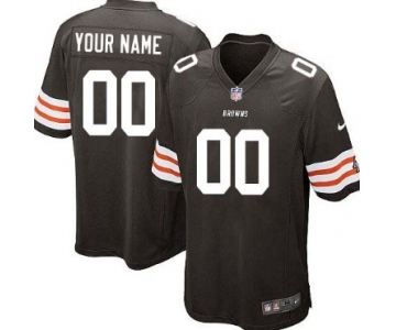 Kids' Nike Cleveland Browns Customized Brown Game Jersey