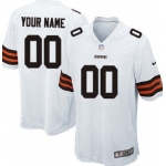 Kids' Nike Cleveland Browns Customized White Limited Jersey