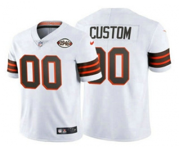 Men's Cleveland Browns ACTIVE PLAYER Custom 1946 Vapor Stitched Football Jersey