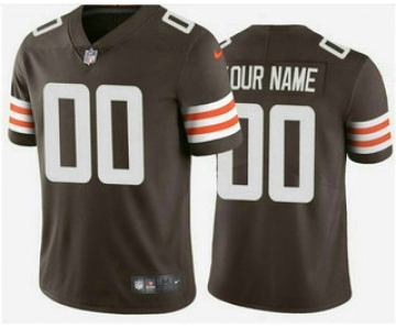 Men's Cleveland Browns Customized 2020 New Brown Team Color Vapor Untouchable NFL Stitched Limited Jersey