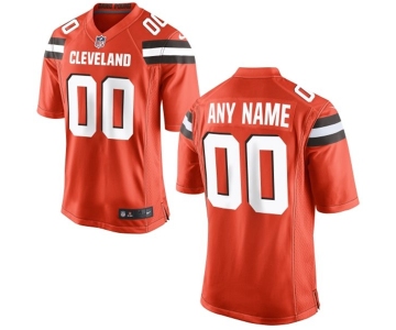 Men's Nike Cleveland Browns Customized 2015 Orange Elite Jersey