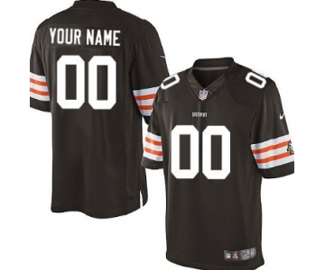 Men's Nike Cleveland Browns Customized Brown Limited Jersey