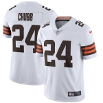 Men's Womens Youth Kids Cleveland Browns #24 Nick Chubb White Vapor Untouchable Limited Stitched Jersey